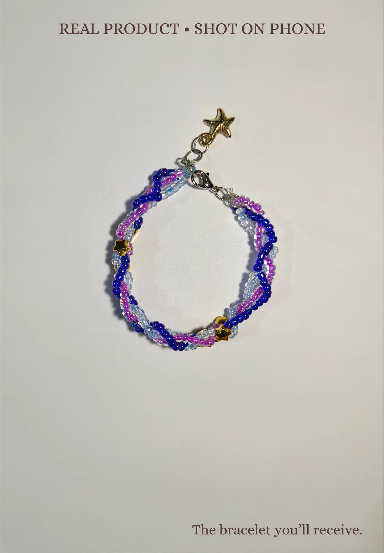 WANDER BRACELET Handmade 3-Strand Beaded Bracelet
