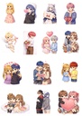 Love Moments Chibi Sticker Pack – 14 Cute Romantic Stickers