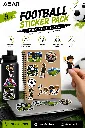 Football Sticker Pack | 12 Premium Waterproof Vinyl Stickers | ASAR