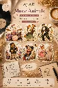 Music Animals Premium Vinyl Sticker Pack (14 Stickers)