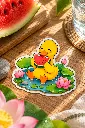 Watermelon Pond Duck -6.2 cm Premium Waterproof Sticker