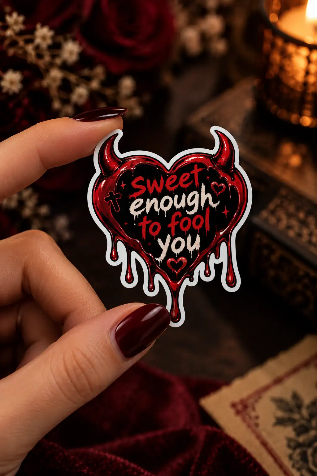 Sweet Enough to Fool You -5.9 cm Premium Waterproof Sticker