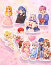 Love Moments Chibi Sticker Pack – 14 Cute Romantic Stickers