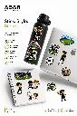 Football Sticker Pack | 12 Premium Waterproof Vinyl Stickers | ASAR
