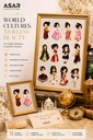 Traditional World Dresses Sticker Pack | 12 Premium Chibi Culture Vinyl Stickers