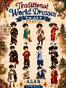 Traditional World Boys Sticker Pack | 12 Premium Chibi Culture Vinyl Stickers