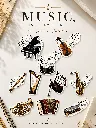 The Musical Collection – Vol. 01 | 10 Premium Vinyl Stickers