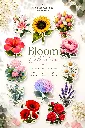 Bloom Collection™ – 12 Premium Botanical Vinyl Stickers