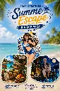 Summer Escape – 9 Piece Ultra Large Sticker Pack | 8+ CM
