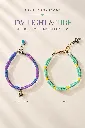 TWILIGHT & TIDE DUO — 2 Handmade Beaded Bracelet Set