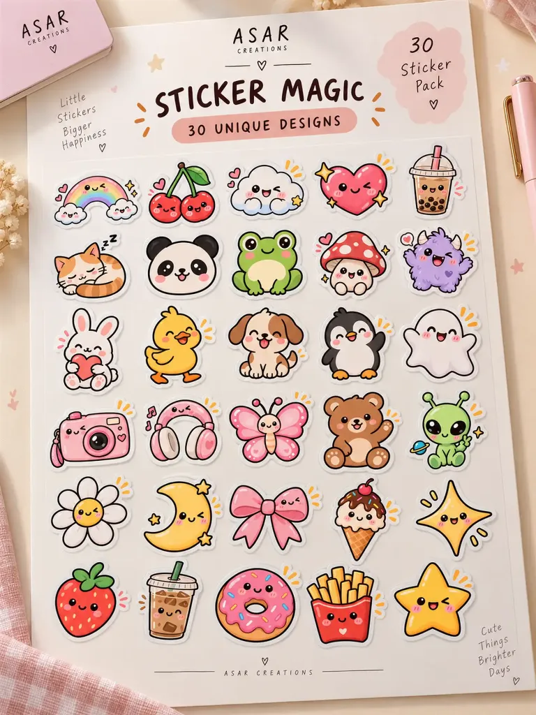 ASAR STICKER MAGIC — 30 Sticker Pack