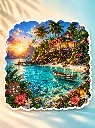 Find Your Paradise — 8+ cm Premium Waterproof Sticker
